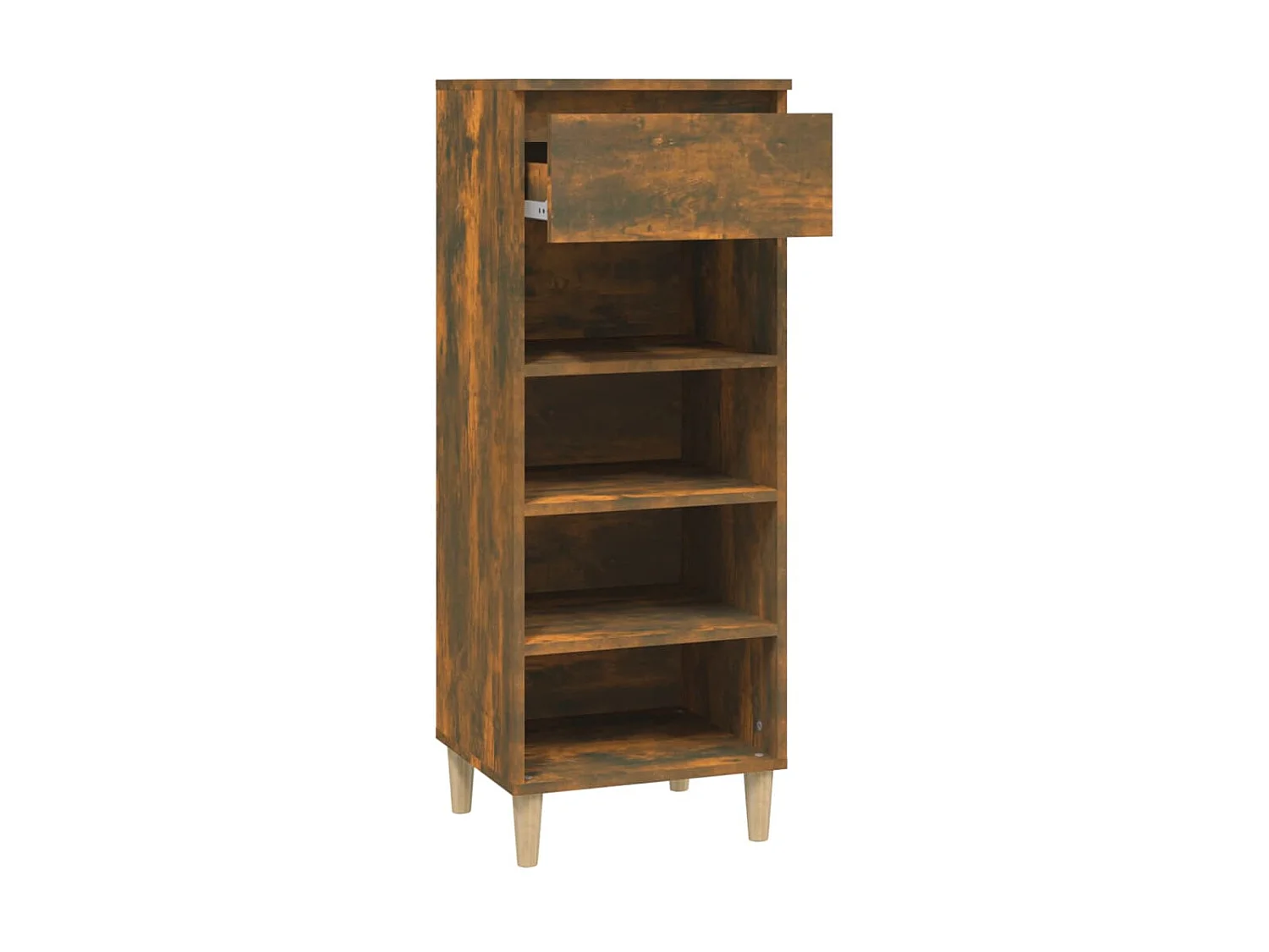 Armoire à chaussures Chêne fumé 40x36x105 cm Bois d'ingénierie