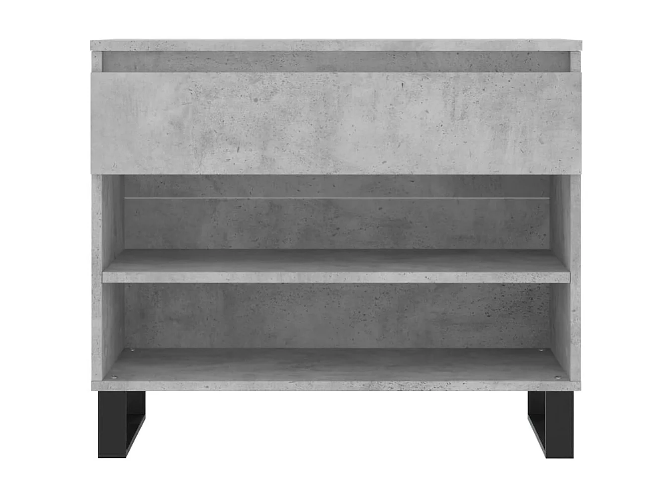 Armoire à chaussures Gris béton 70x36x60 cm Bois d'ingénierie