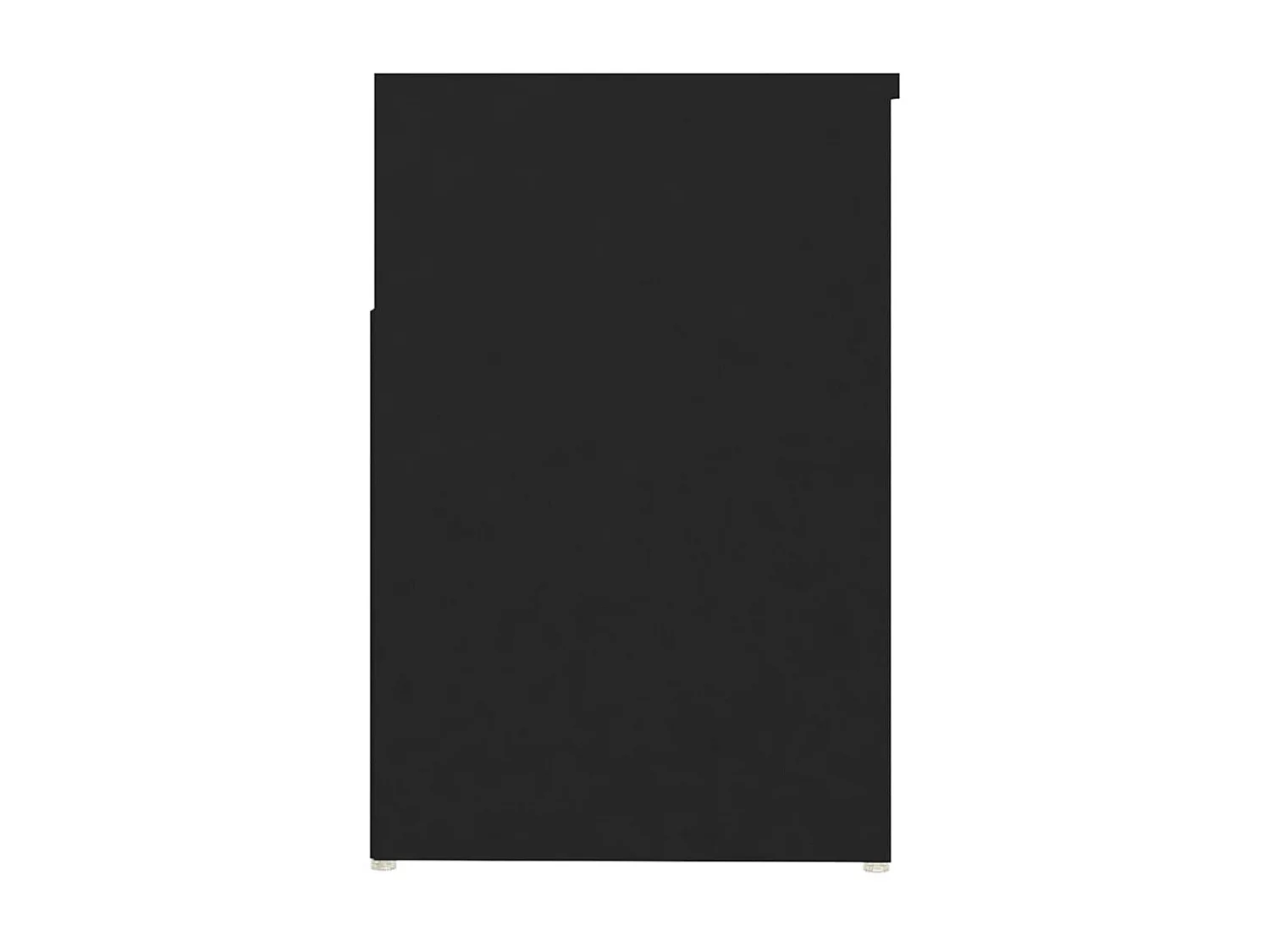 Panca per scarpe Nera 80x30x45 cm Truciolare