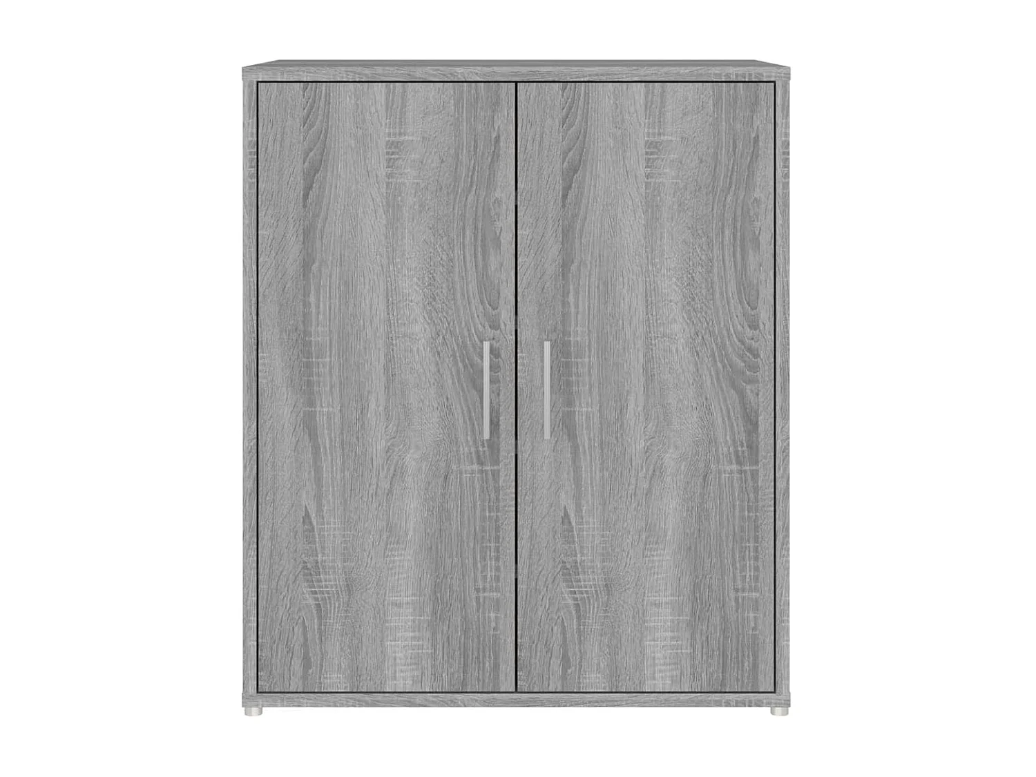 Meuble à chaussures Sonoma gris 60x35x70 cm Bois d'ingénierie