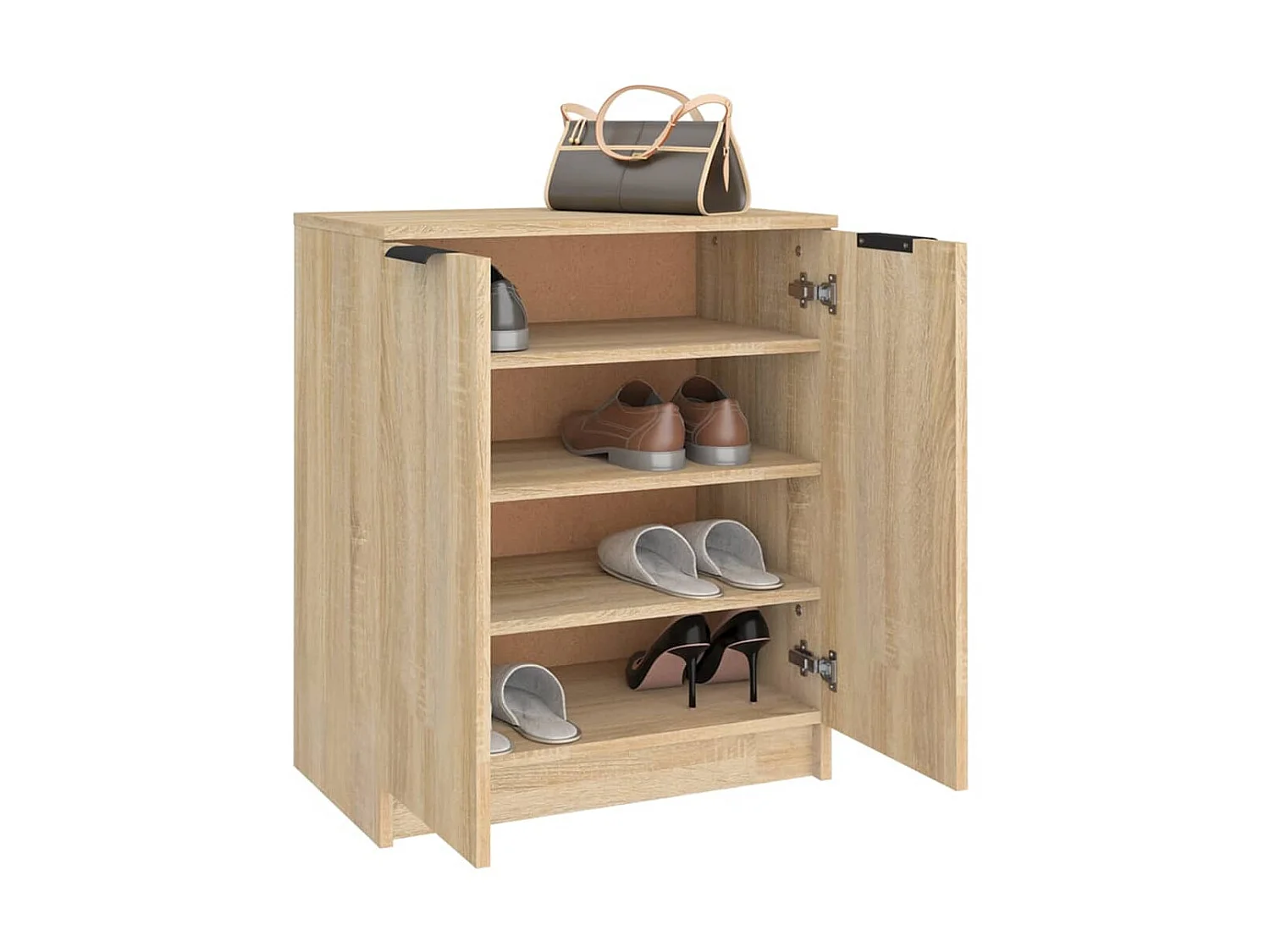 Armoire à chaussures Chêne Sonoma 59x35x70 cm Bois d'ingénierie