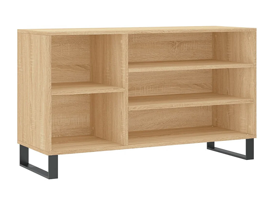 Armoire à chaussures Chêne sonoma 102x36x60cm Bois d'ingénierie