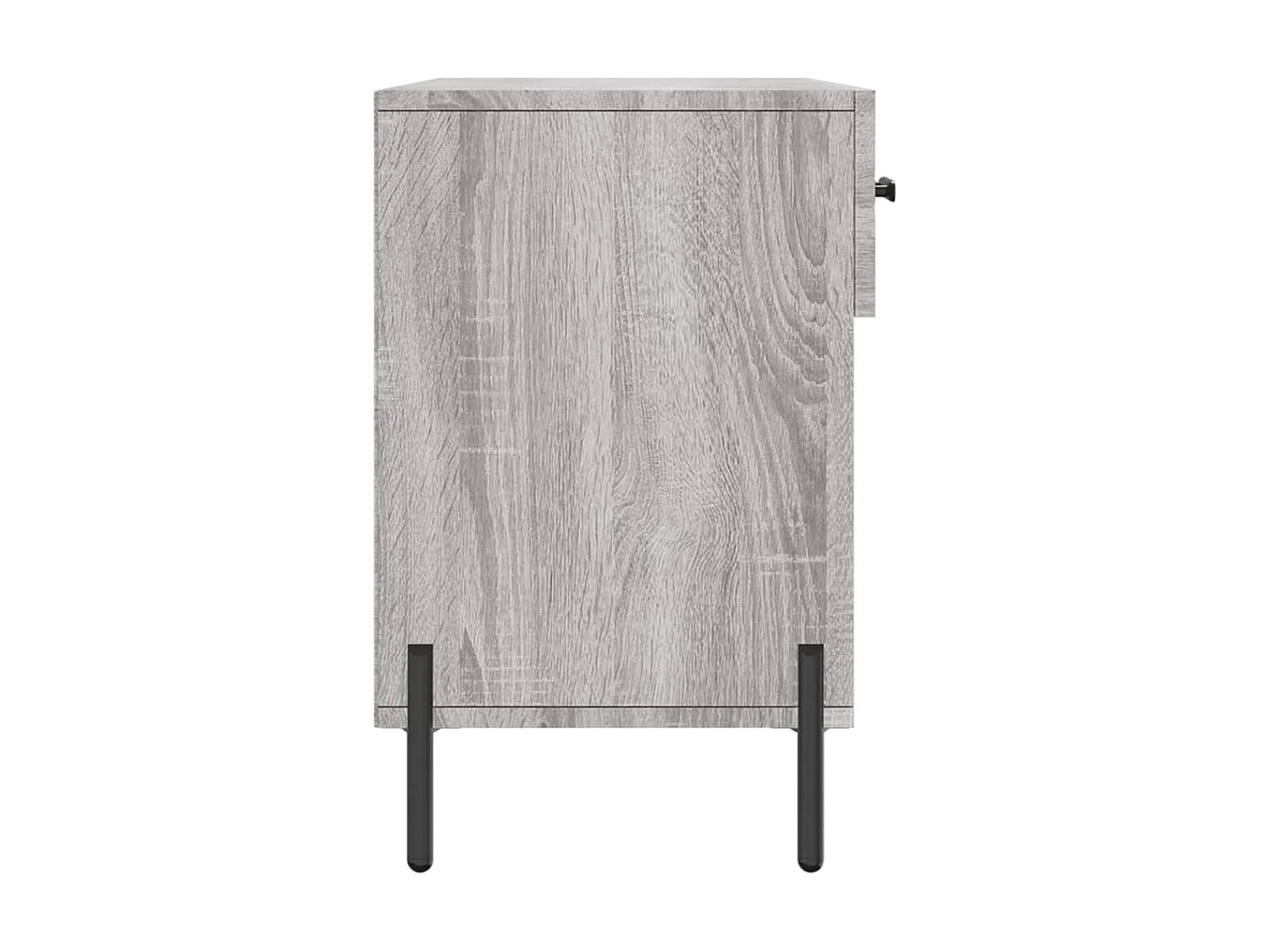 Sonoma grijze schoenenbank 102x35x55 cm samengesteld hout