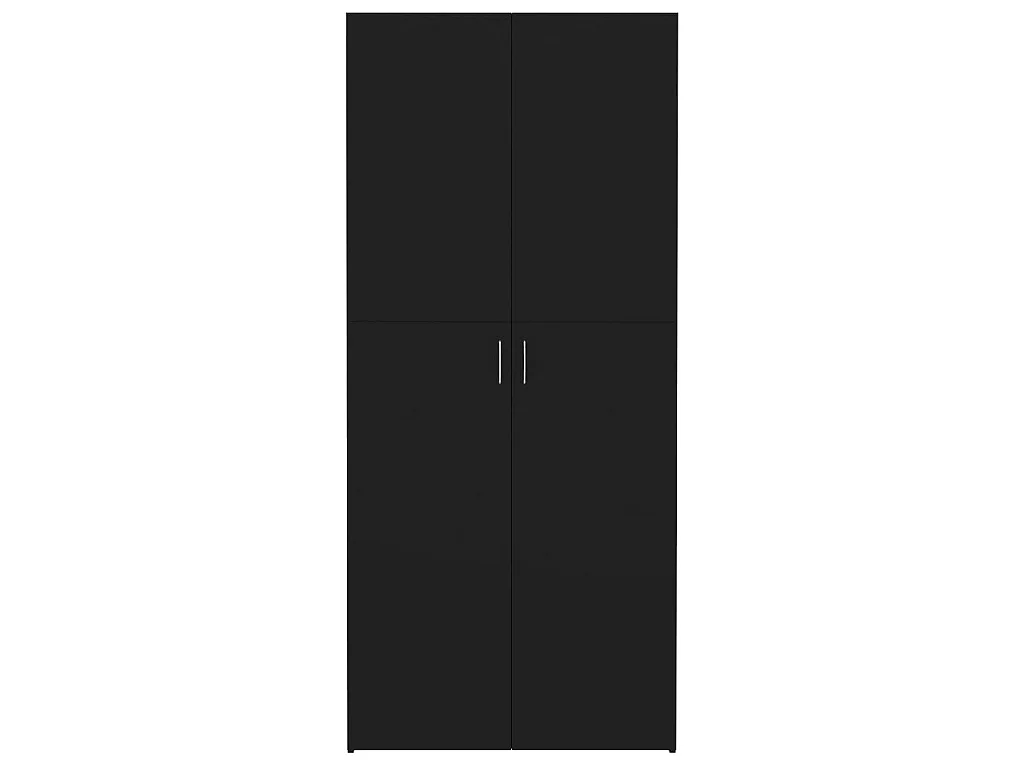 Schoenenkast Zwart 80 x 35,5 x 180 cm Spaanplaat