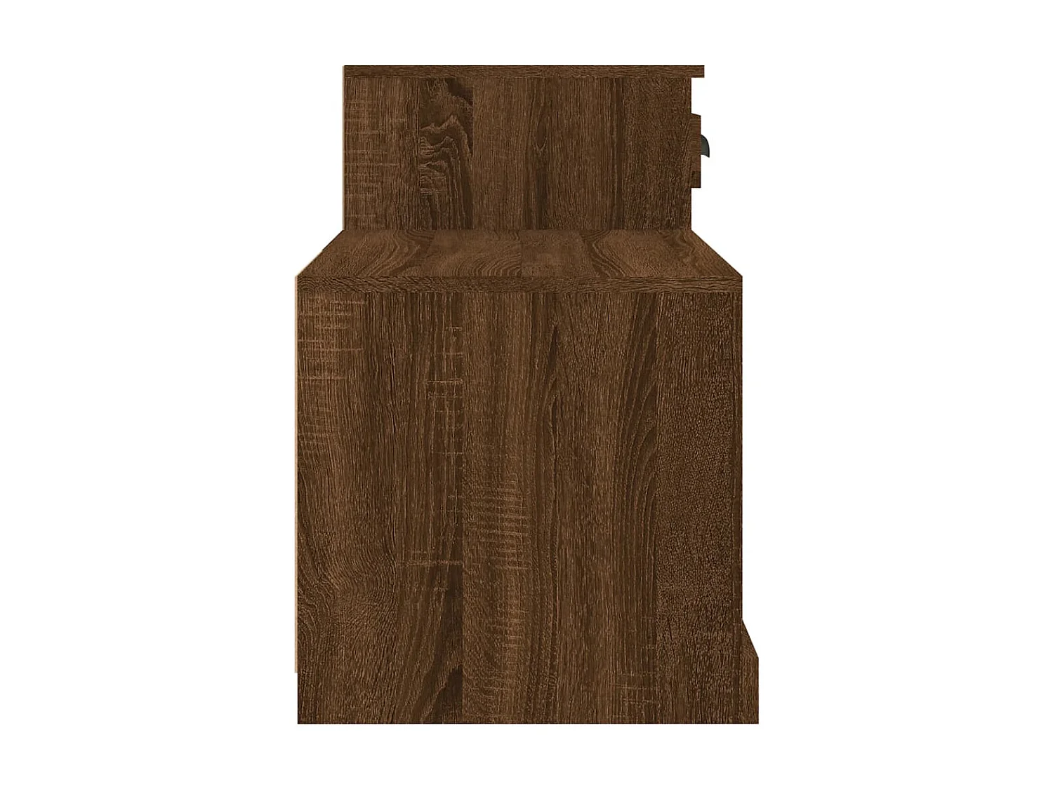 Armoire à chaussures chêne marron 100x42x60cm bois d'ingénierie