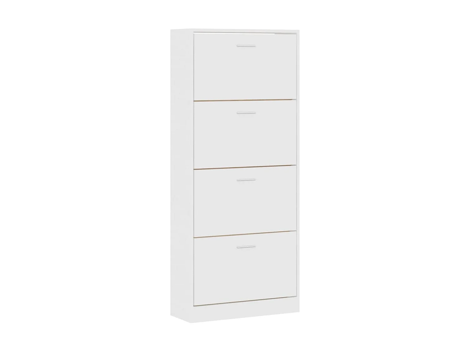 Scarpiera Bianca 63x24x147 cm MDF