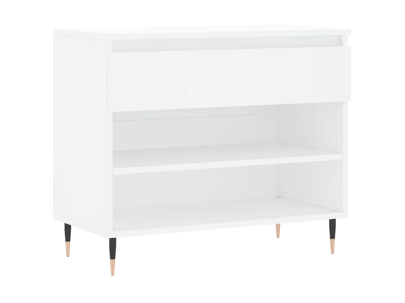 Armoire à chaussures Blanc 70x36x60 cm Bois d'ingénierie