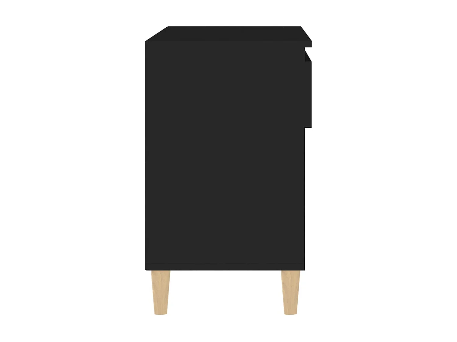 Armoire à chaussures Noir 70x36x60 cm Bois d'ingénierie