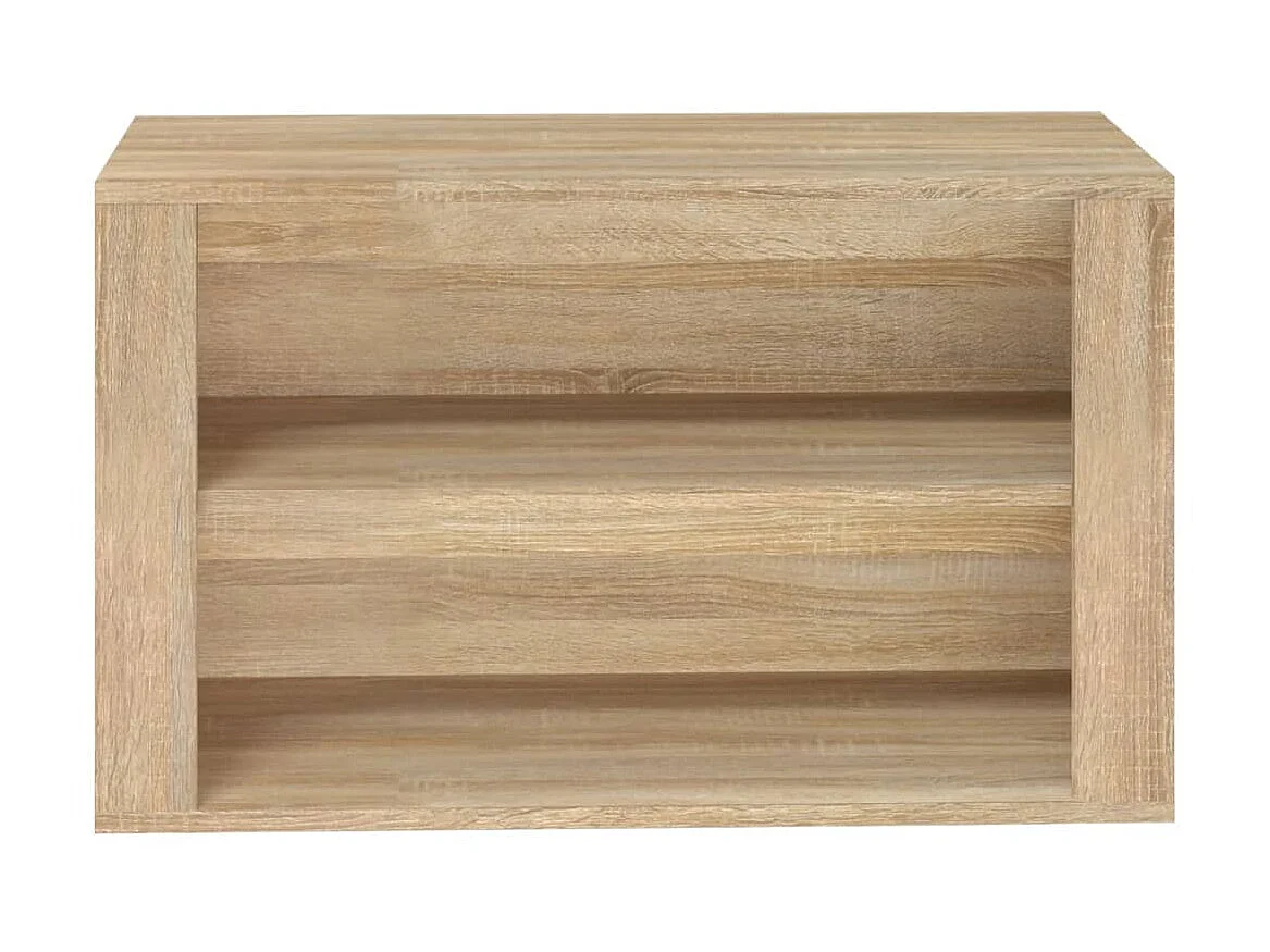 zapatero roble Sonoma 75x35x45 cm Madera contrachapada