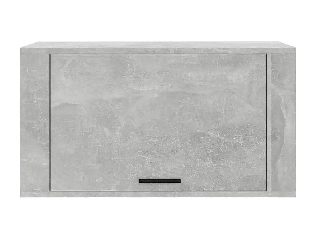 Armoire à chaussures murale Gris béton 70x35x38 cm