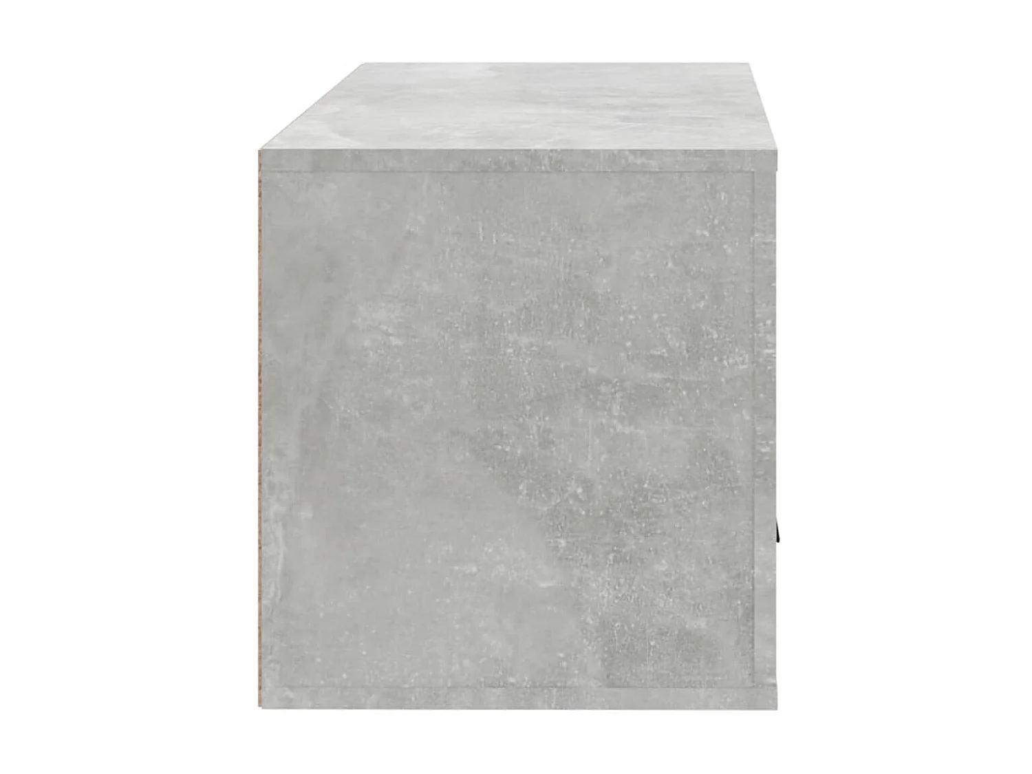 Armoire à chaussures murale Gris béton 70x35x38 cm