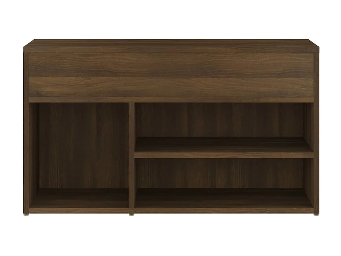Schuhbank Braune Eiche 80x30x45 cm Holzwerkstoff