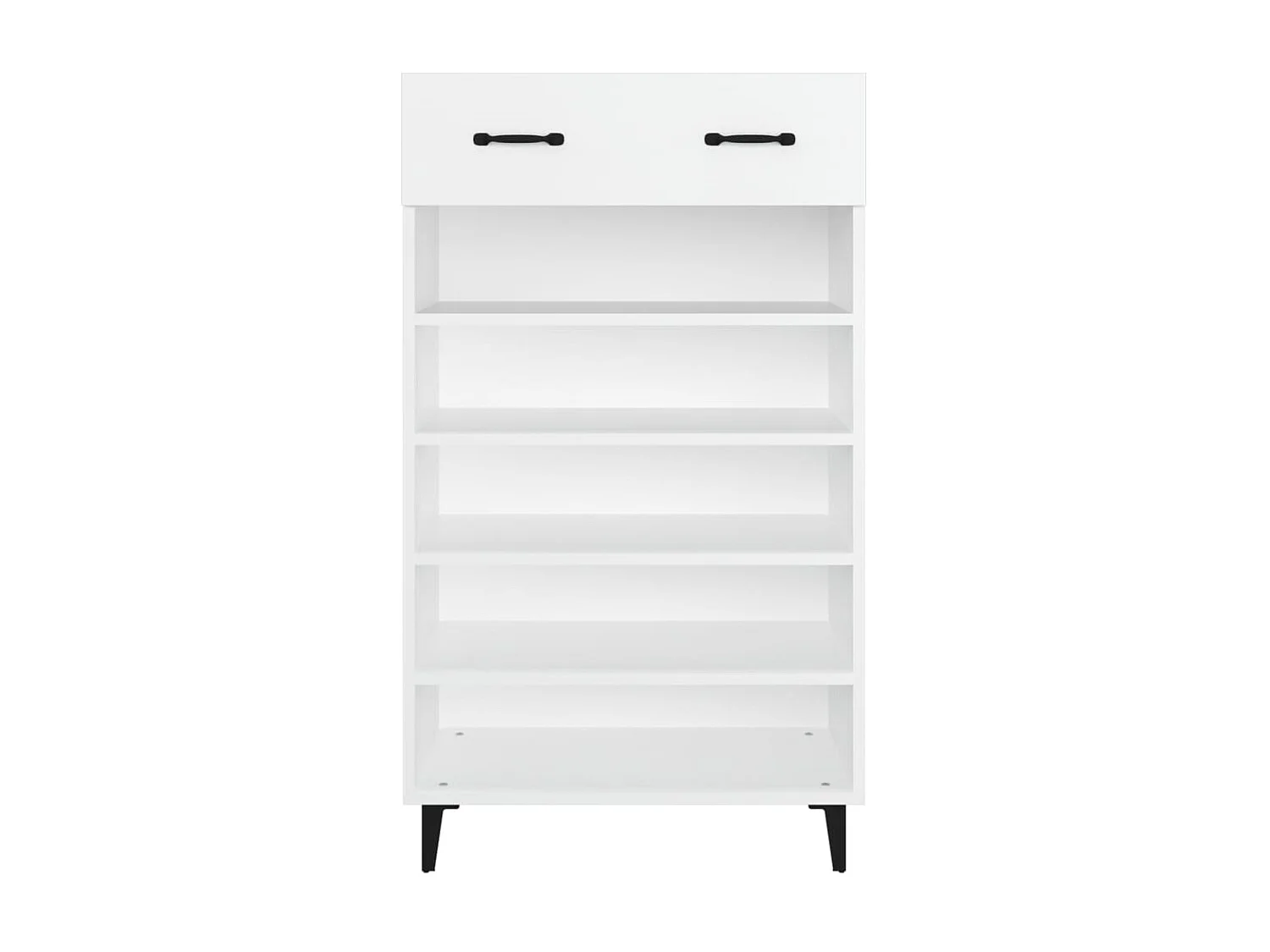 Armoire à chaussures Blanc 60x35x105 cm Bois d'ingénierie