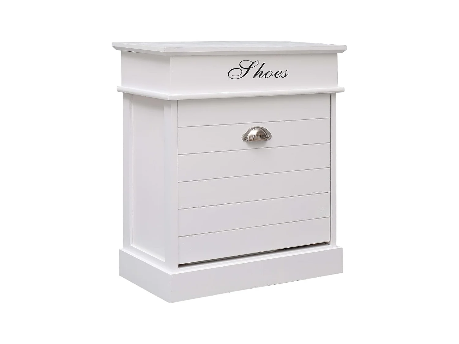 Schoenenkast Wit 50 x 28 x 58 cm Paulowniahout