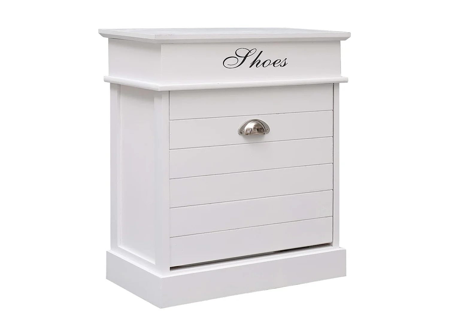 Schoenenkast Wit 50 x 28 x 58 cm Paulowniahout