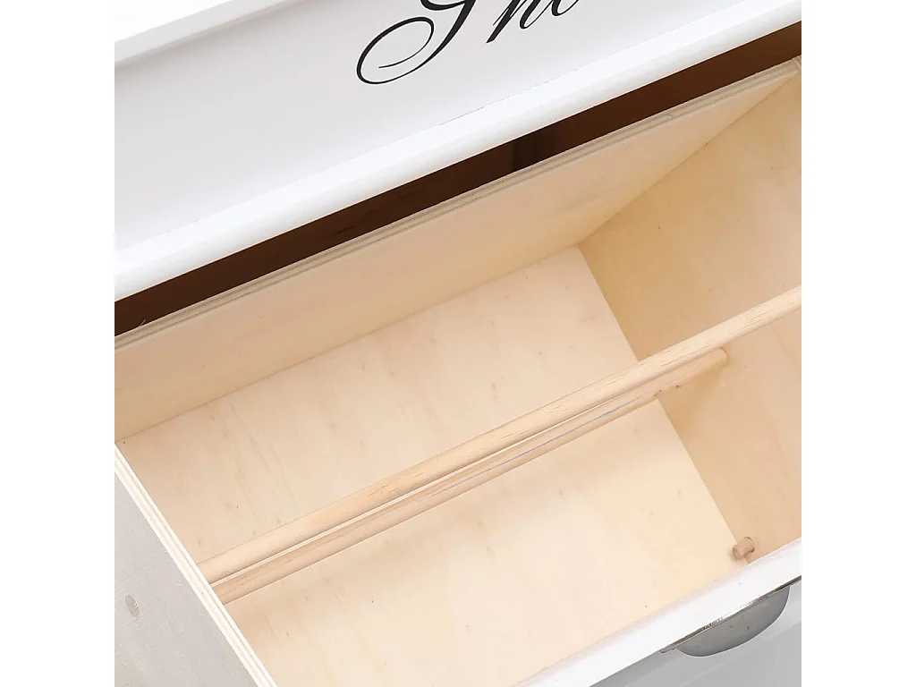 Schoenenkast Wit 50 x 28 x 58 cm Paulowniahout