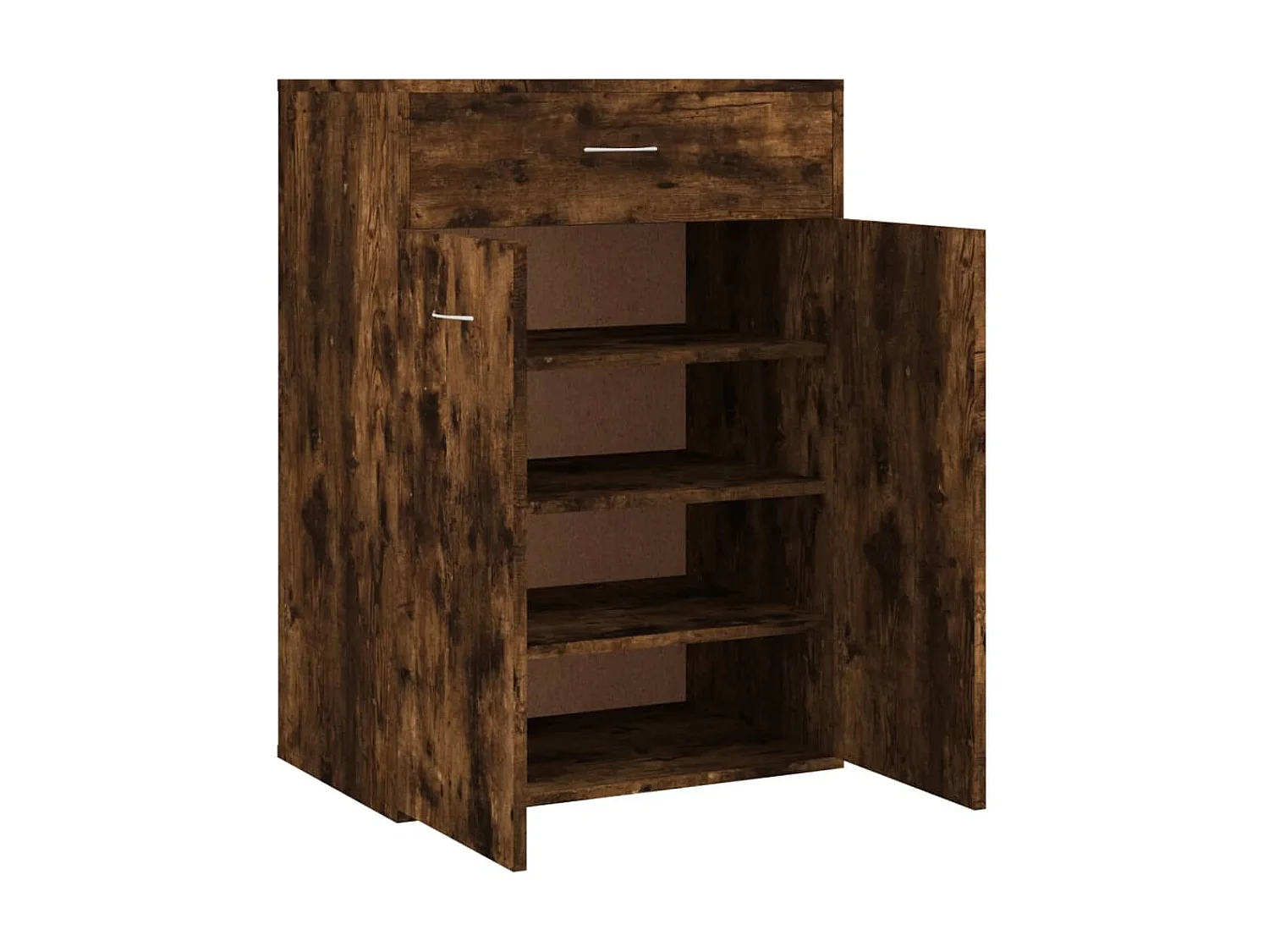 Armoire à chaussures Chêne fumé 60x35x84 cm Bois d'ingénierie