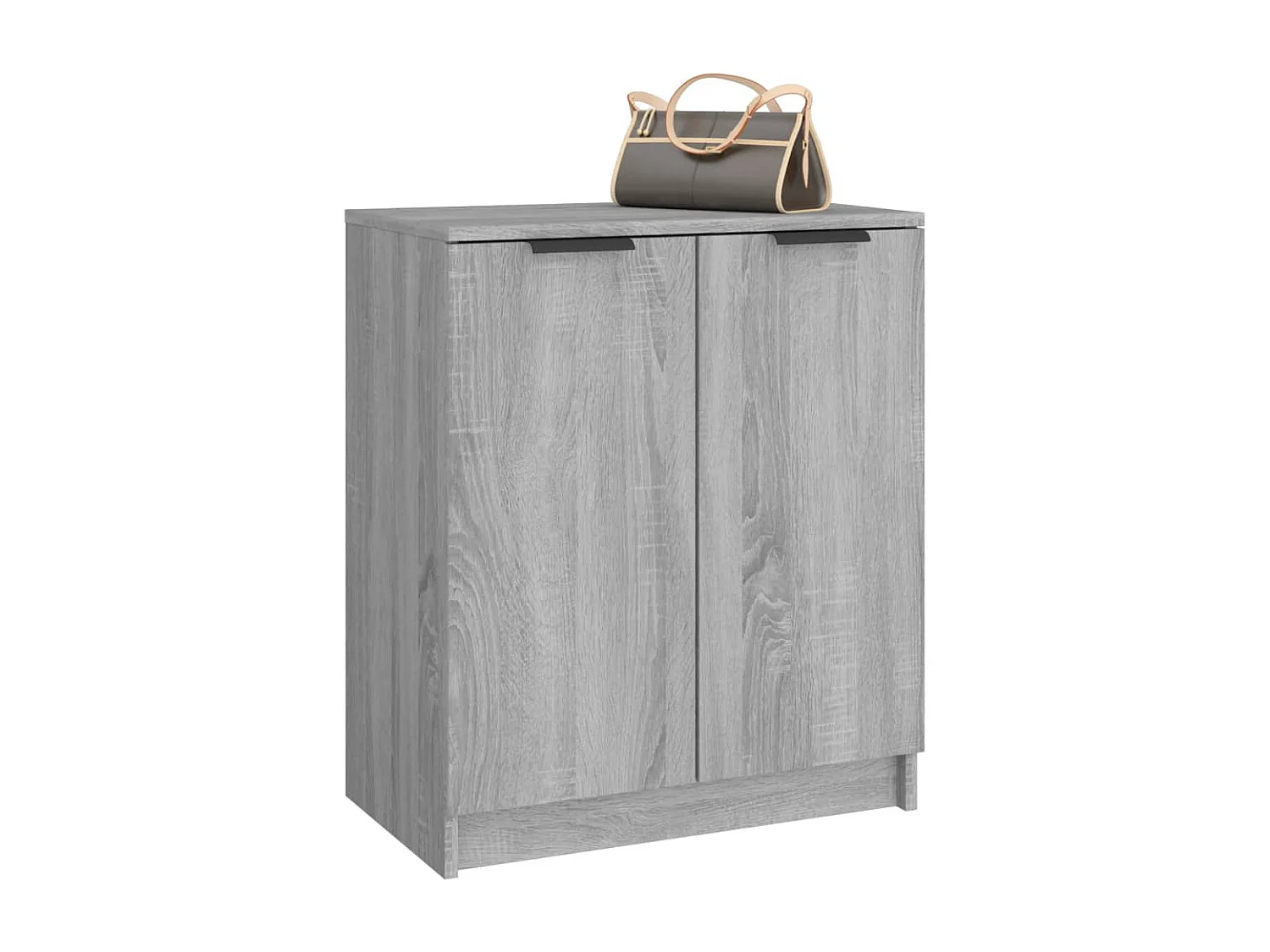 Meuble à chaussures Sonoma gris 59x35x70 cm Bois d'ingénierie