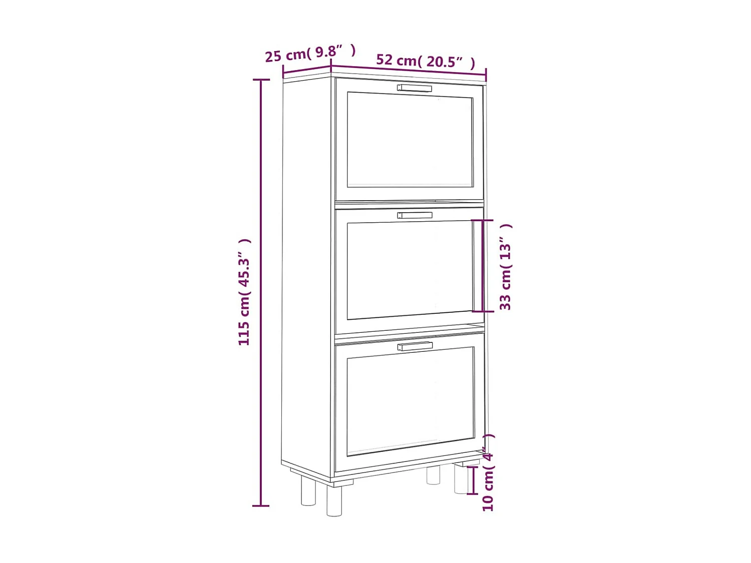 Sapateira Branco 52x25x115 cm Madeira trabalhada/rattan
