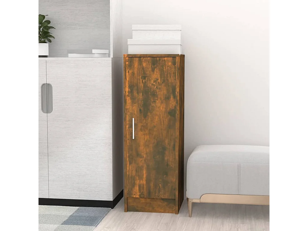 Zapatero Roble ahumado 32x35x92 cm Madera contrachapada