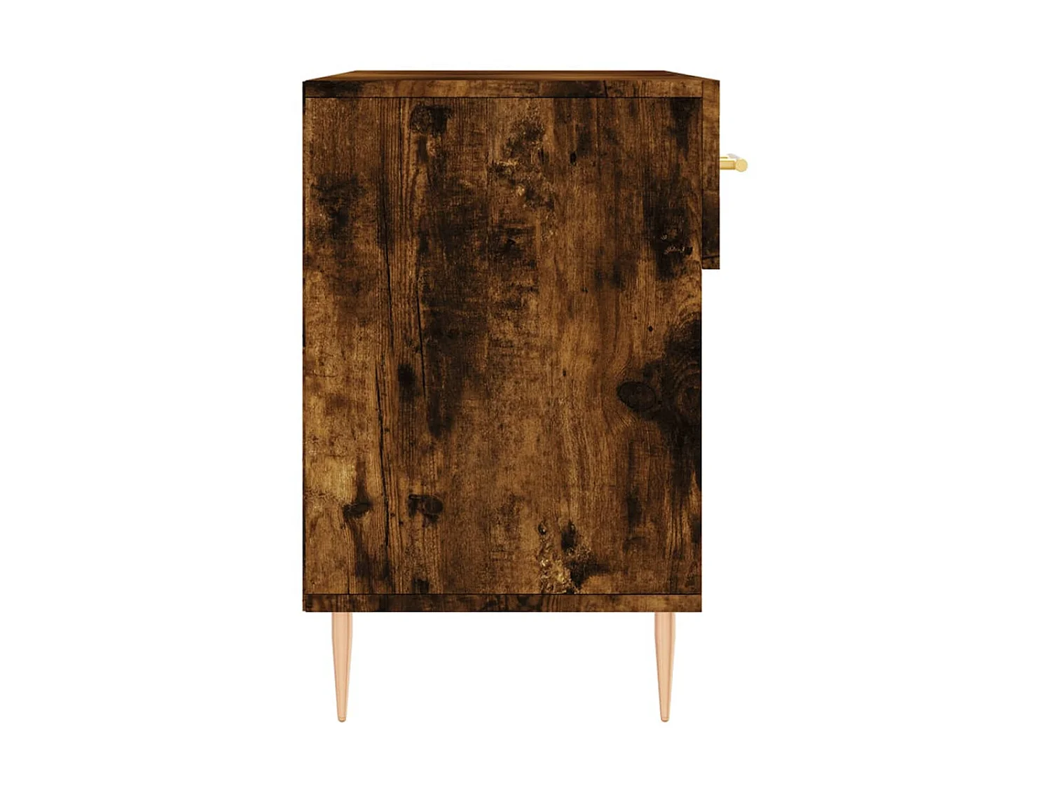 Banc à chaussures chêne fumé 102x35x55 cm bois d'ingénierie