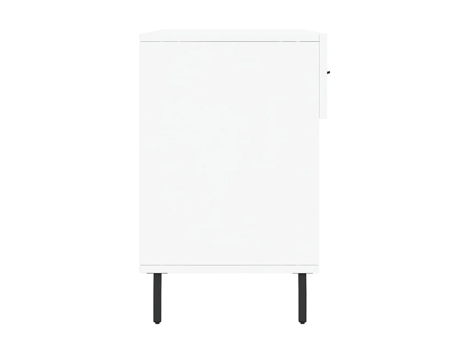 Banco de sapatos branco 102x35x55 cm madeira trabalhada