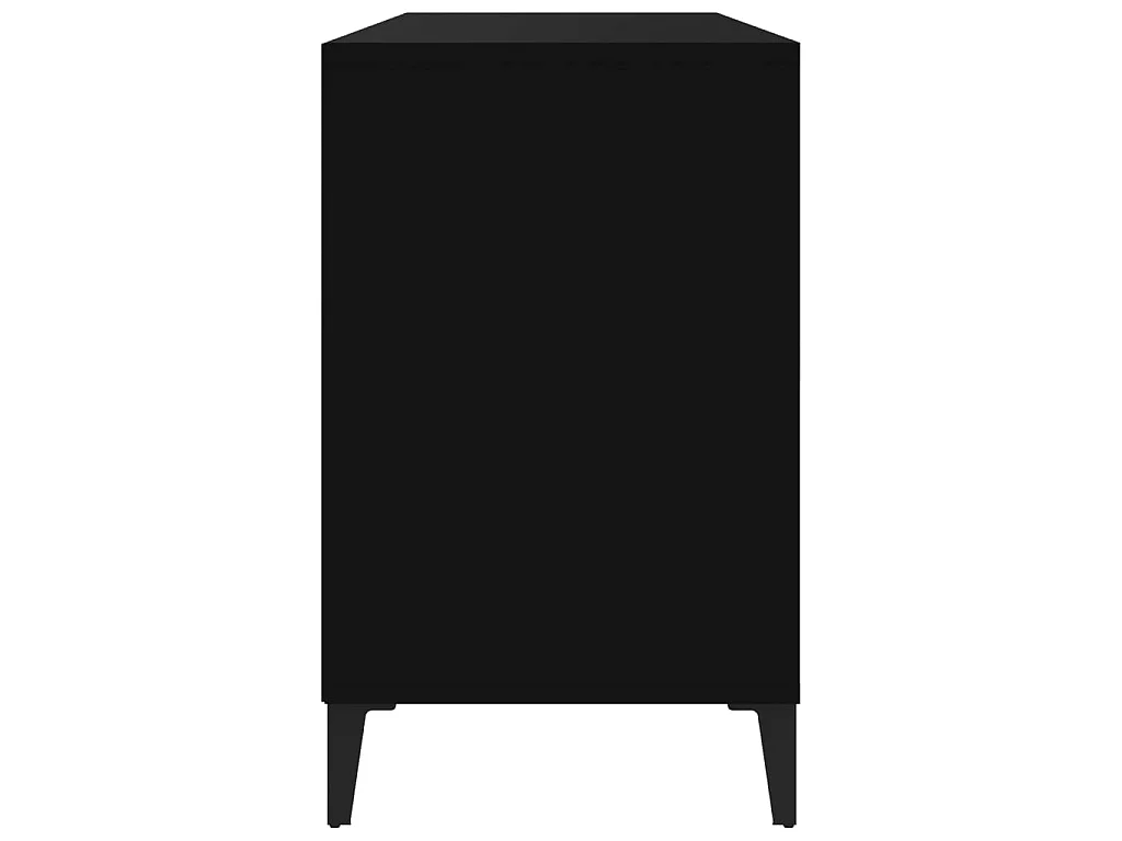 Armoire à chaussures Noir 102x36x60 cm Bois d'ingénierie