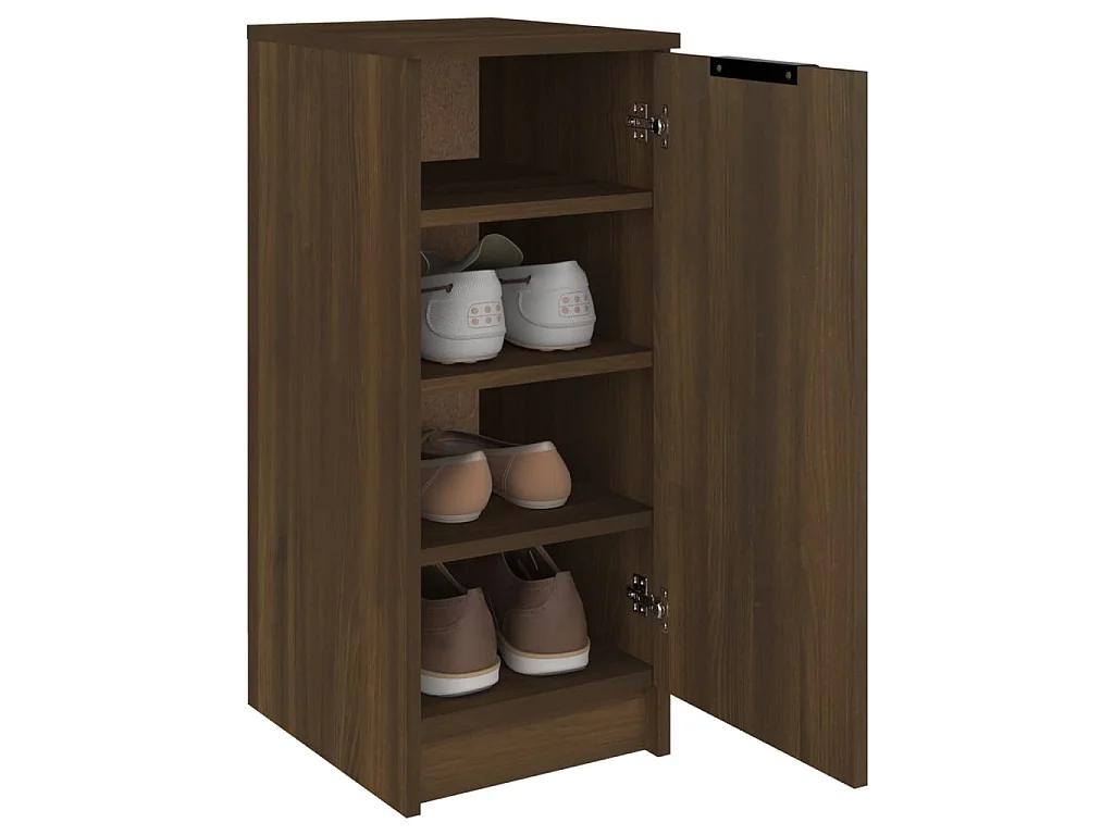 Scarpiera Rovere marrone 30x35x70 cm MDF