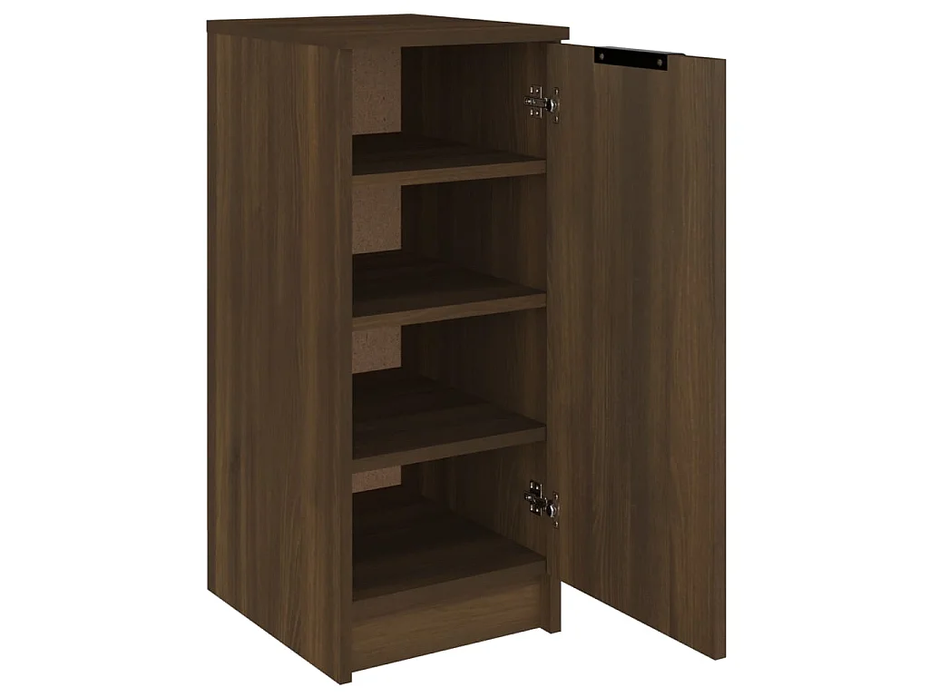 Scarpiera Rovere marrone 30x35x70 cm MDF