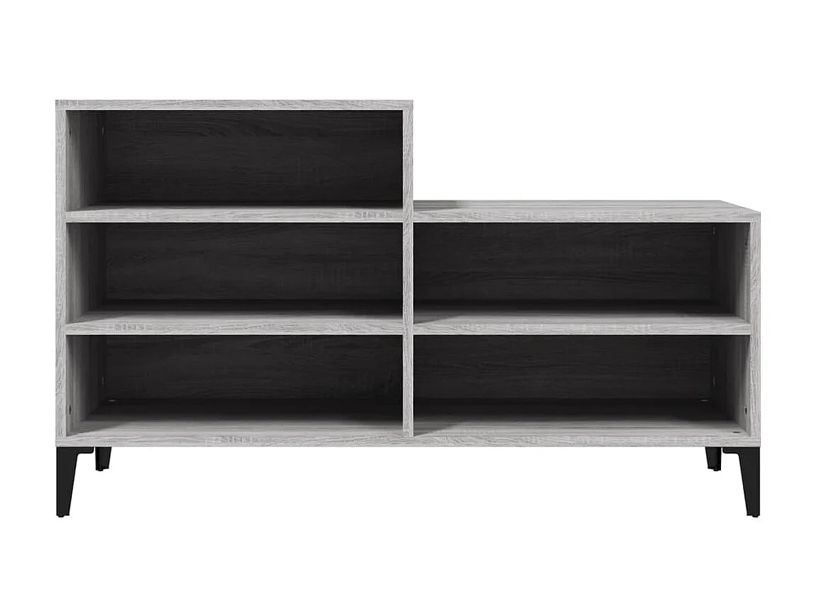 Zapatero Sonoma gris 102x36x60 cm Madera contrachapada