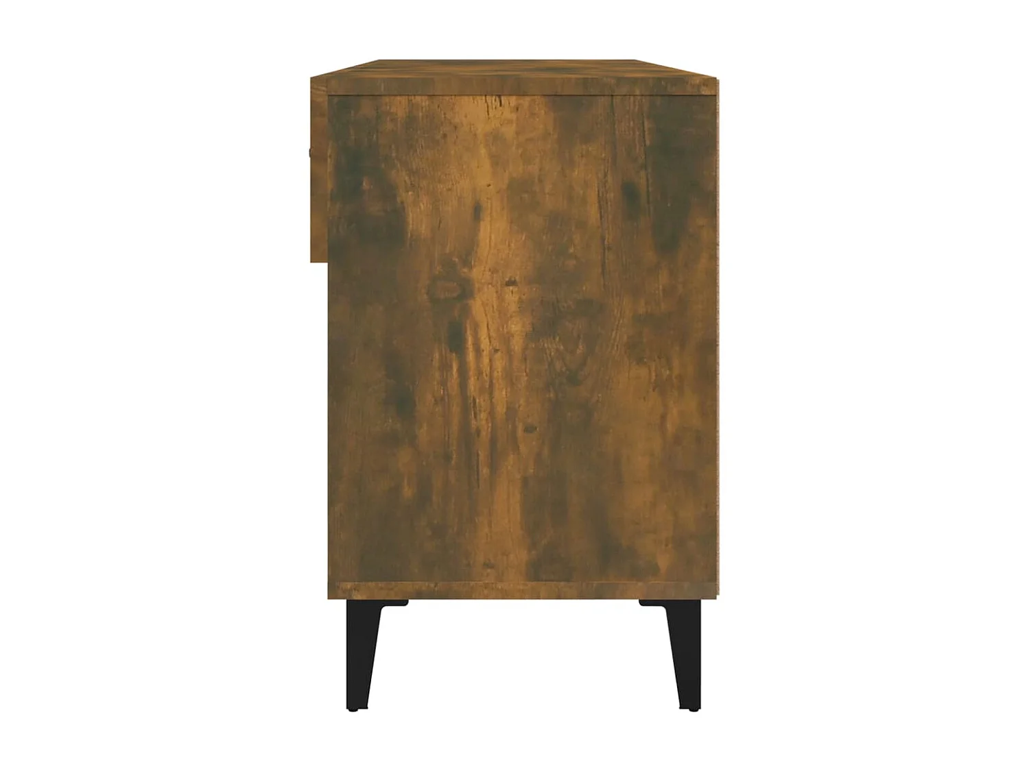 Meuble à chaussures Chêne fumé 102x35x55 cm Bois d'ingénierie