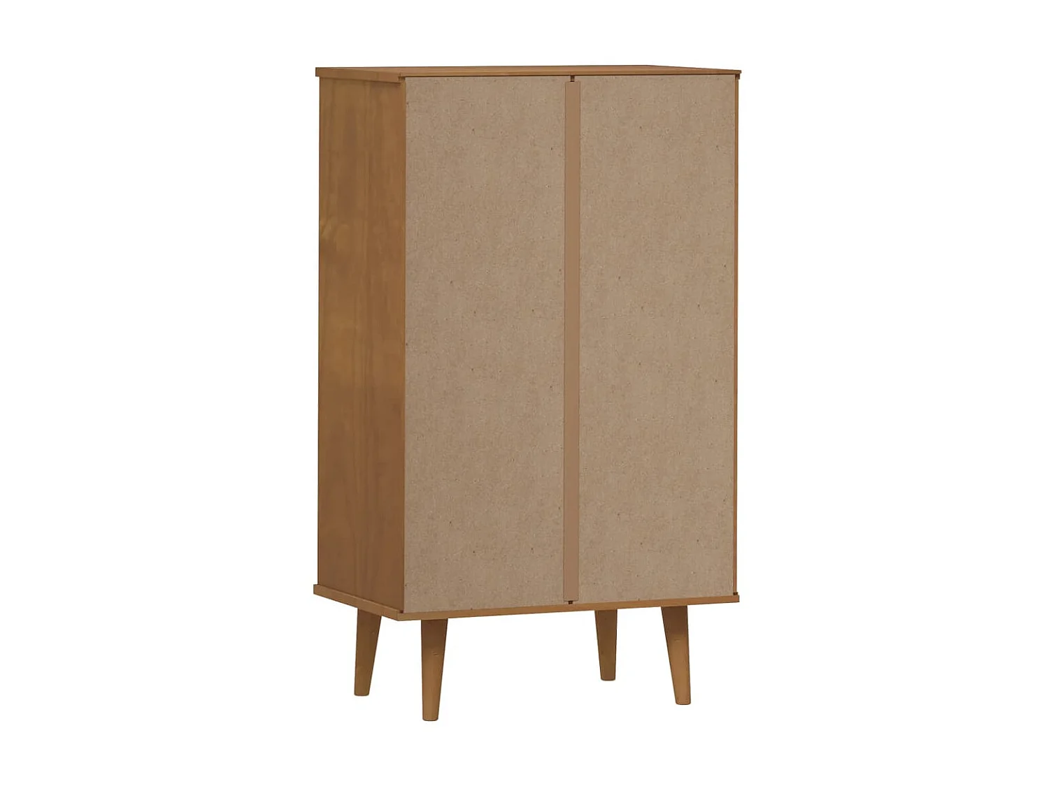 Armoire à chaussures MOLDE Marron 59,5x35x103 cm Bois de pin