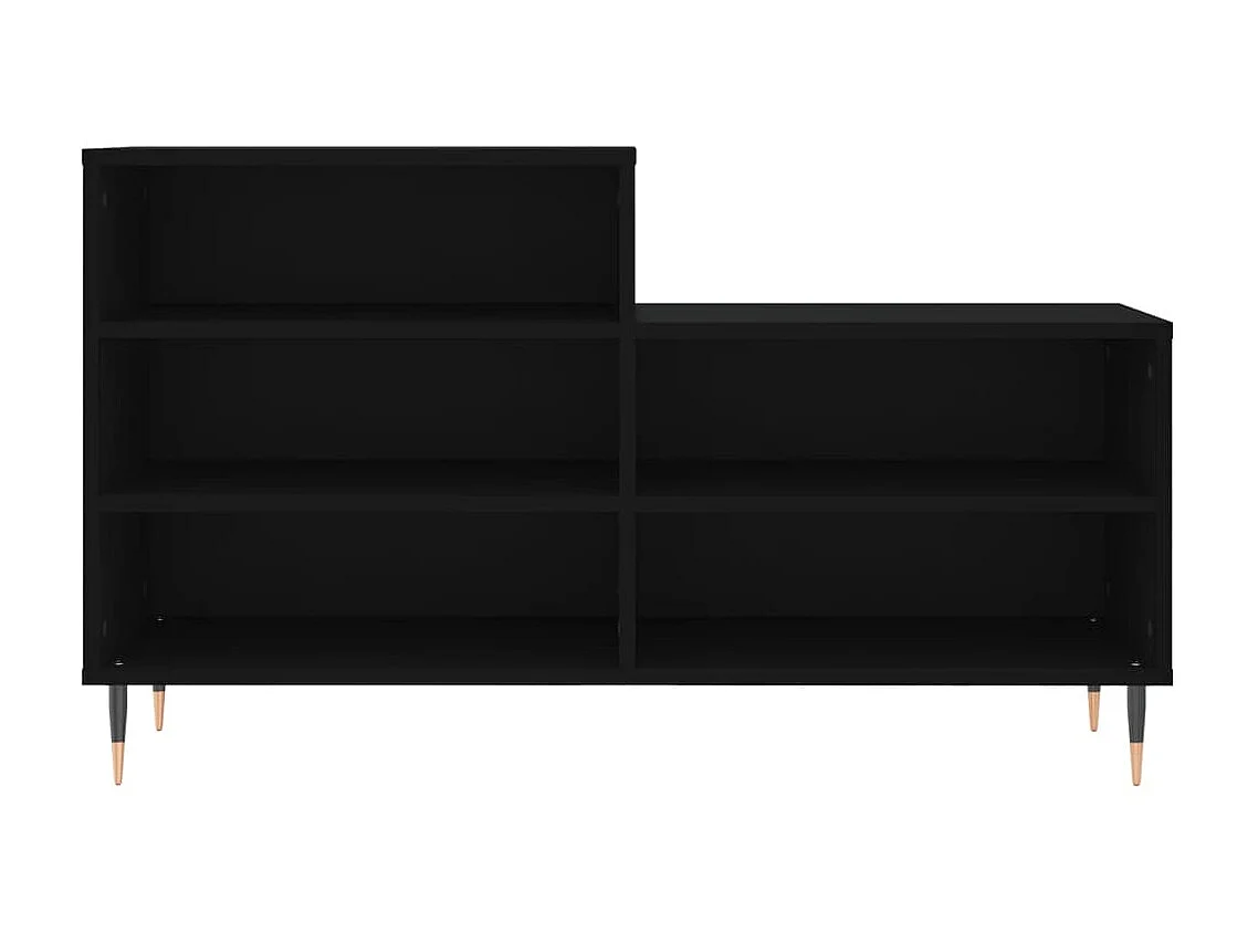 Armoire à chaussures Noir 102x36x60 cm Bois d'ingénierie