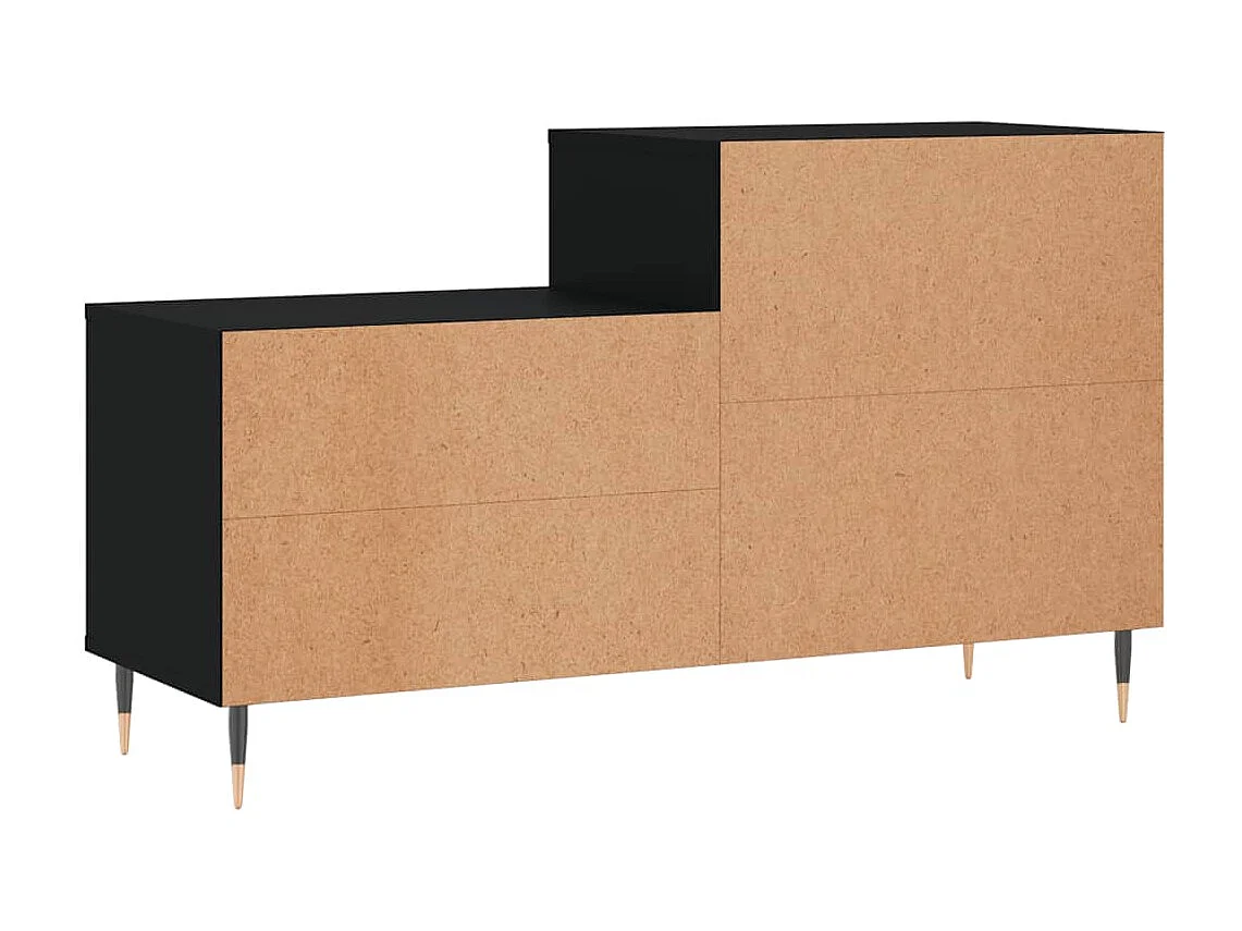 Armoire à chaussures Noir 102x36x60 cm Bois d'ingénierie