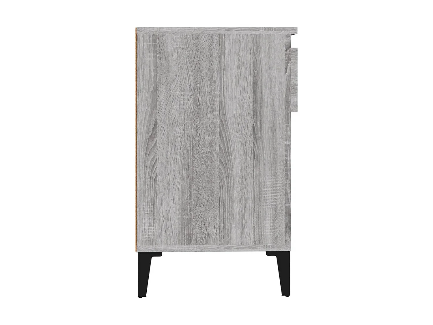 Sapateira Sonoma cinza 102x36x60 cm Madeira trabalhada