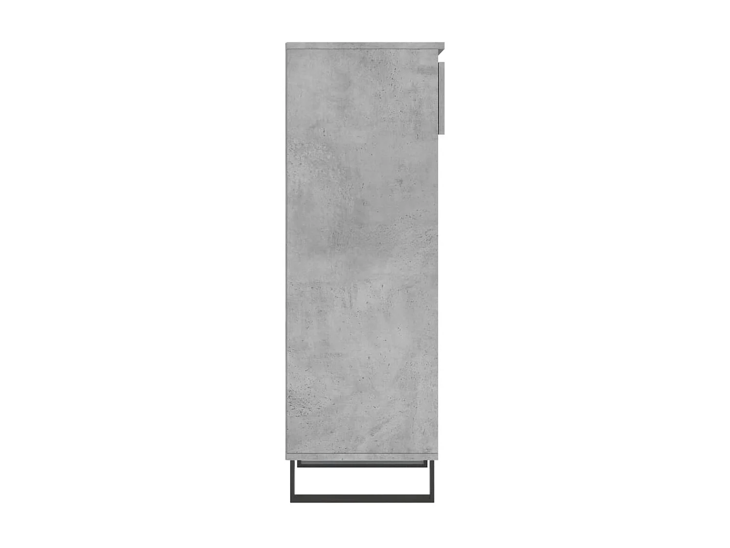 Armoire à chaussures Gris béton 40x36x105 cm Bois d'ingénierie