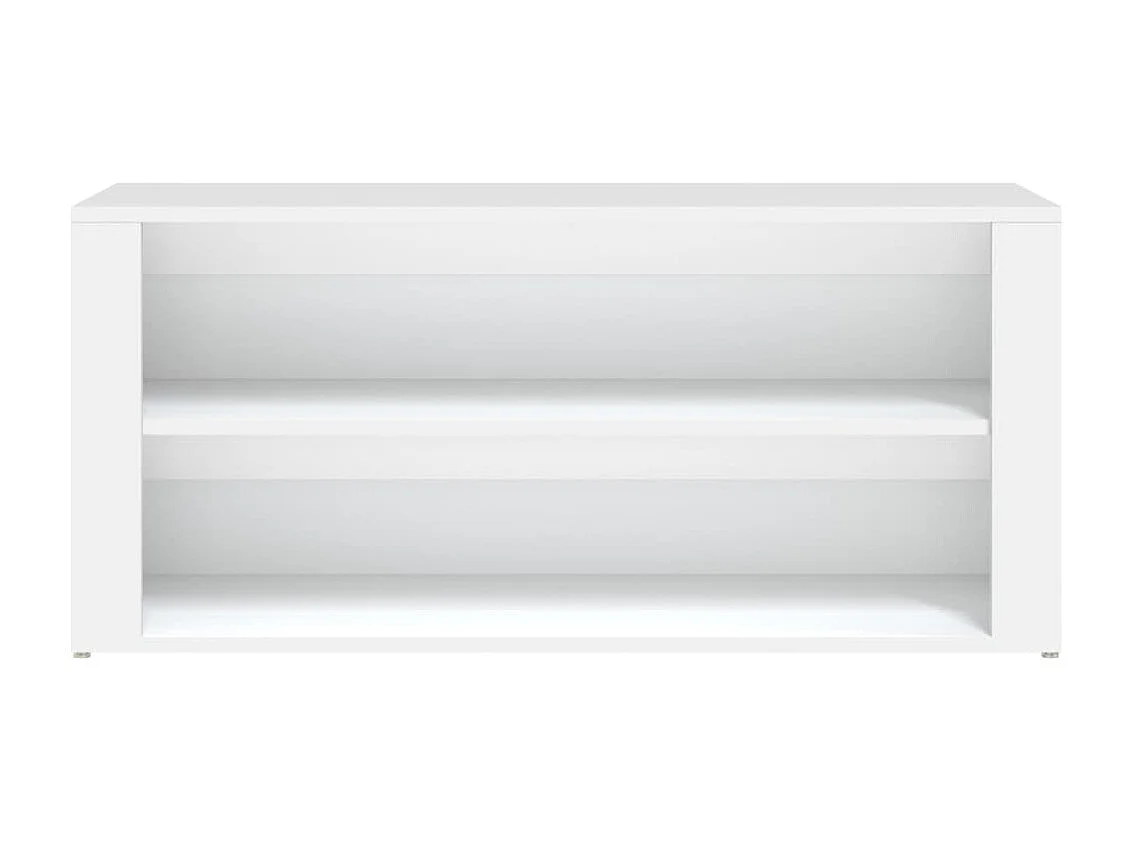 étagère à chaussures Blanc 100x35x45 cm Bois d'ingénierie