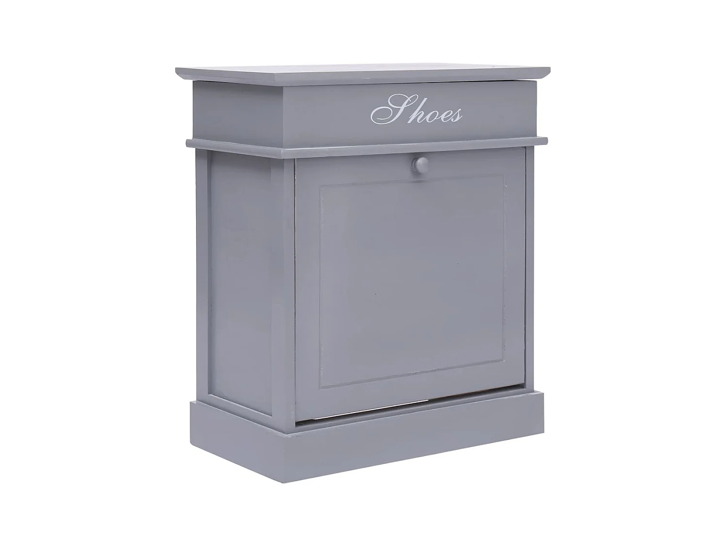 Schoenenkast Grijs 50 x 28 x 58 cm Paulownia hout