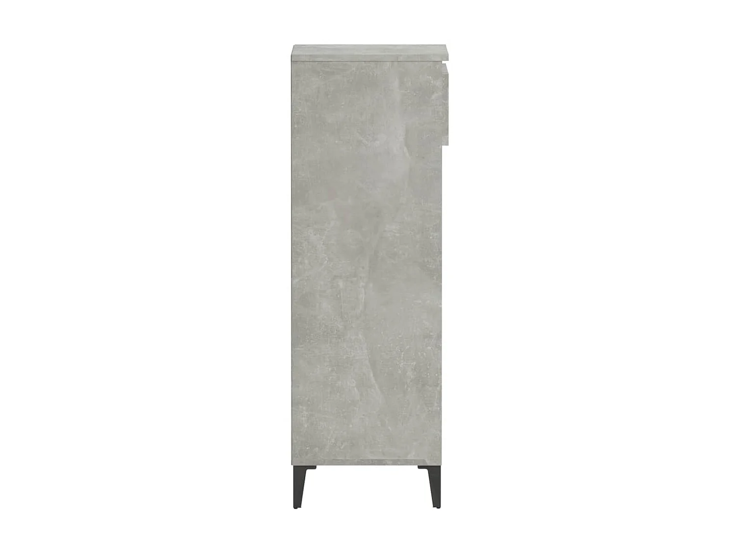 scarpiera Grigio cemento 40x36x105 cm MDF