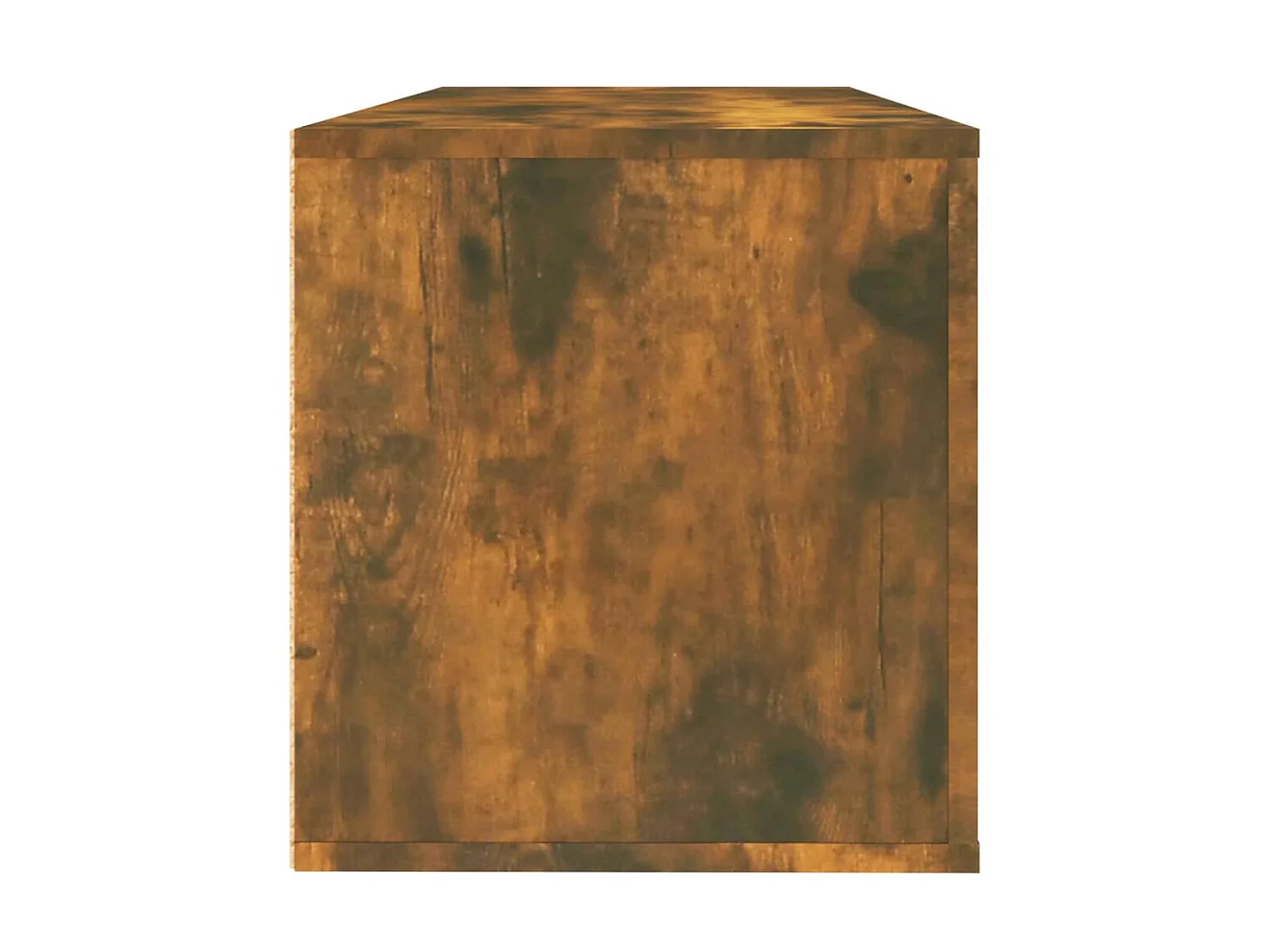 Scarpiera a parete Rovere affumicato 100x35x38 cm