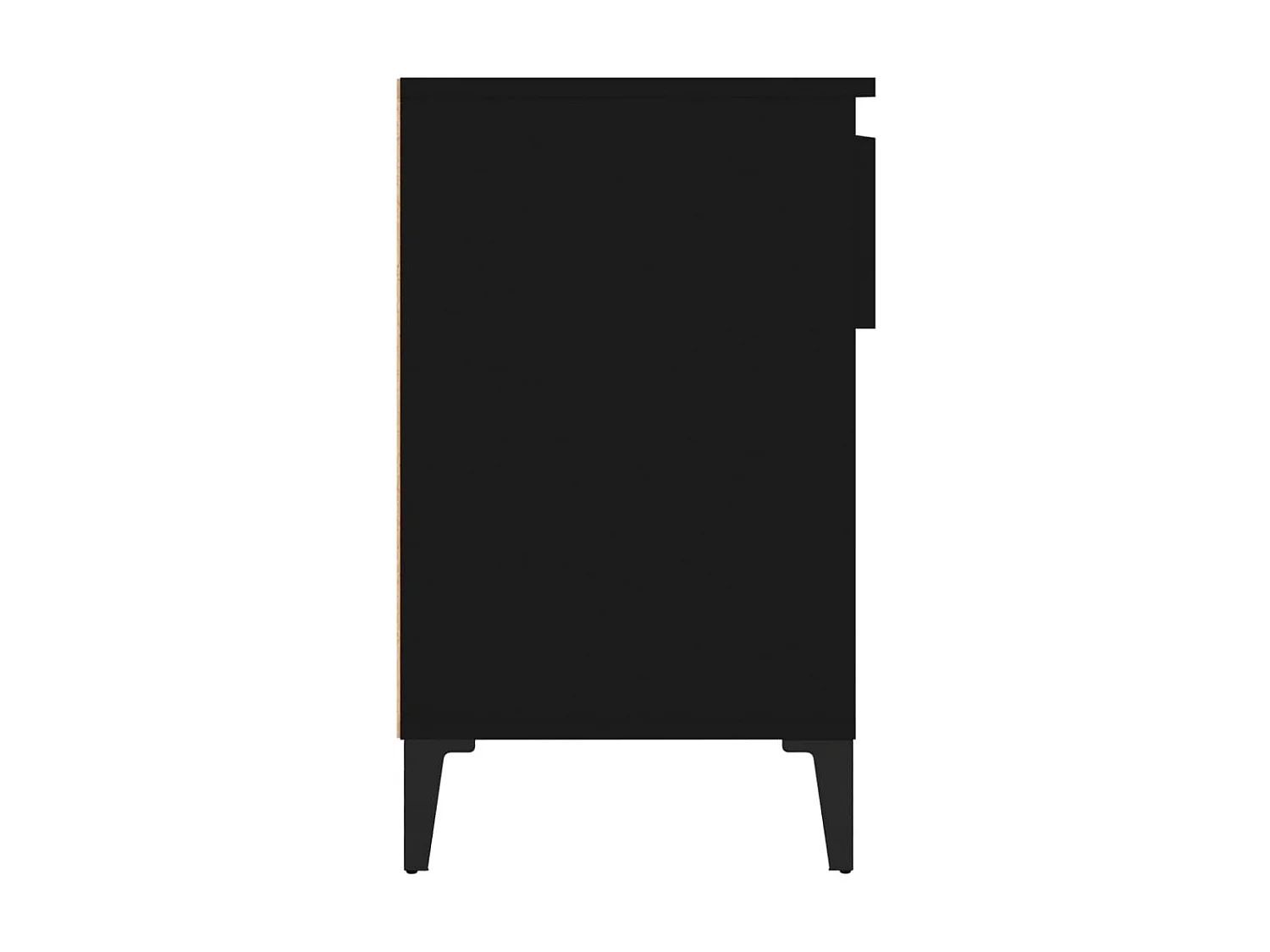 Schoenenkast Zwart 102x36x60 cm Bewerkt hout