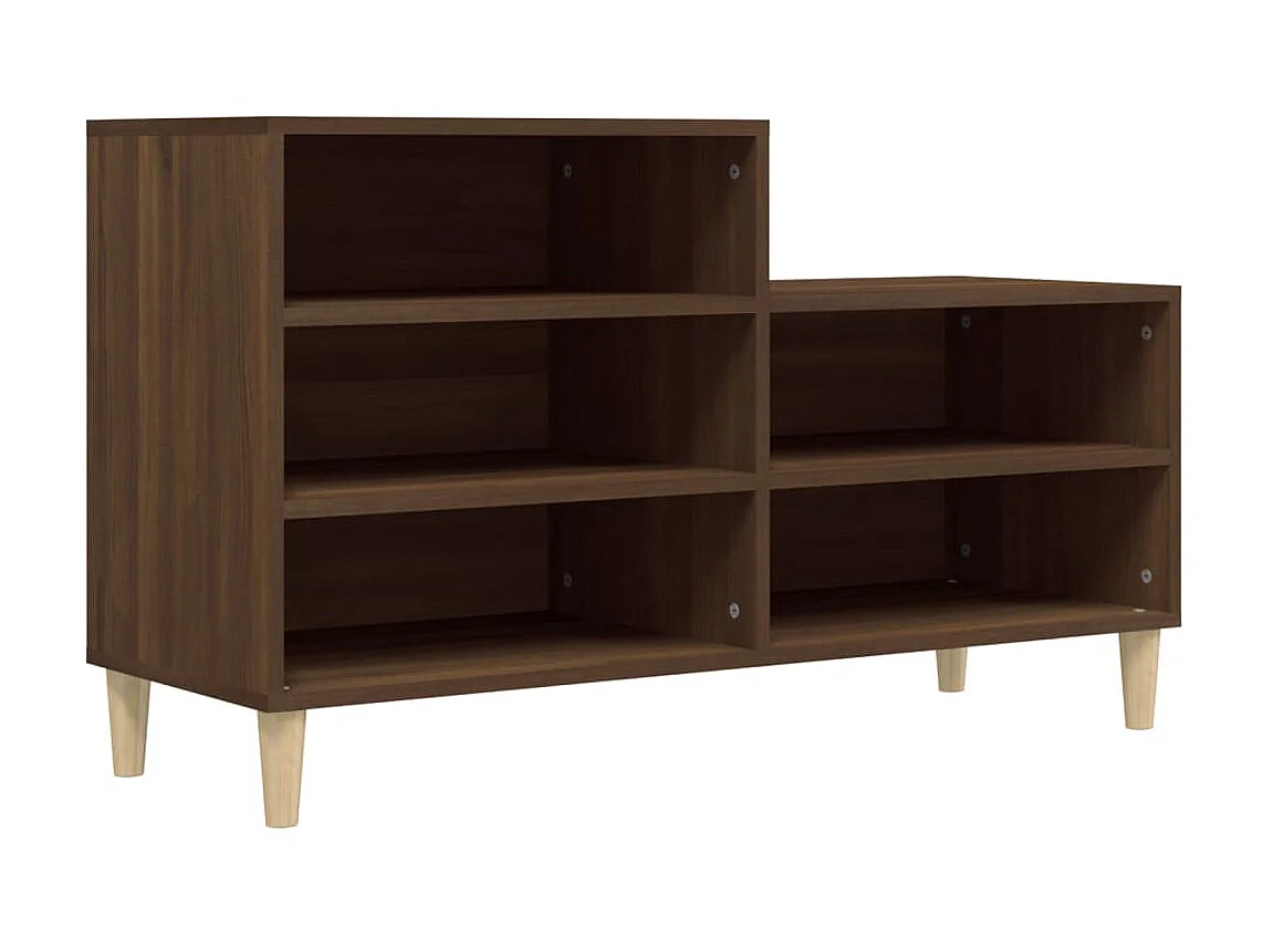 Armoire à chaussures Chêne marron 102x36x60cm Bois d'ingénierie