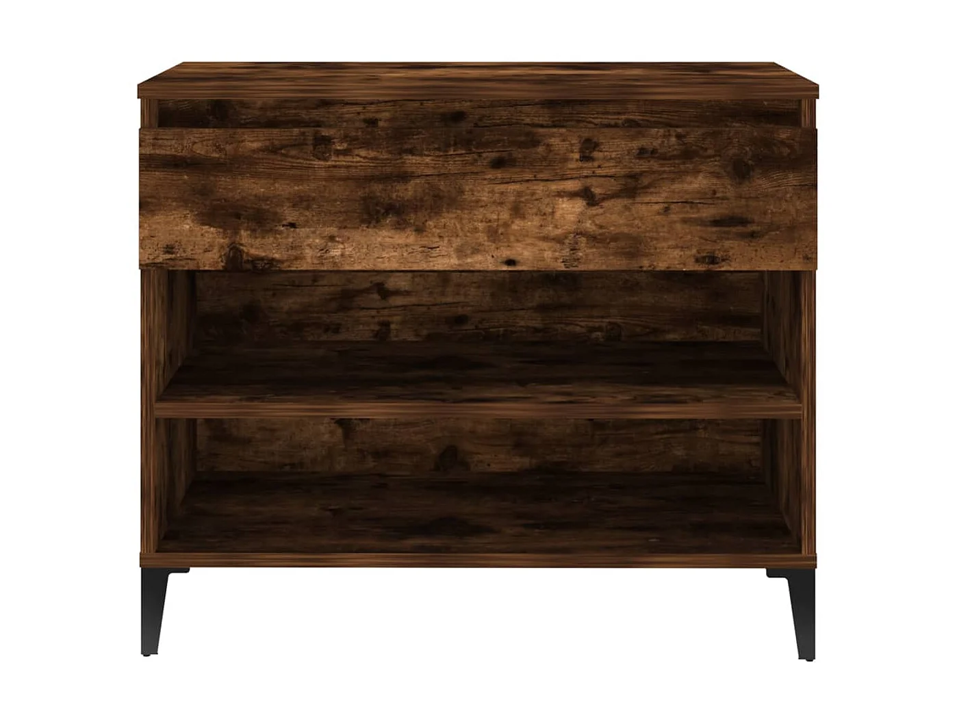 Armoire à chaussures Chêne fumé 70x36x60 cm Bois d'ingénierie