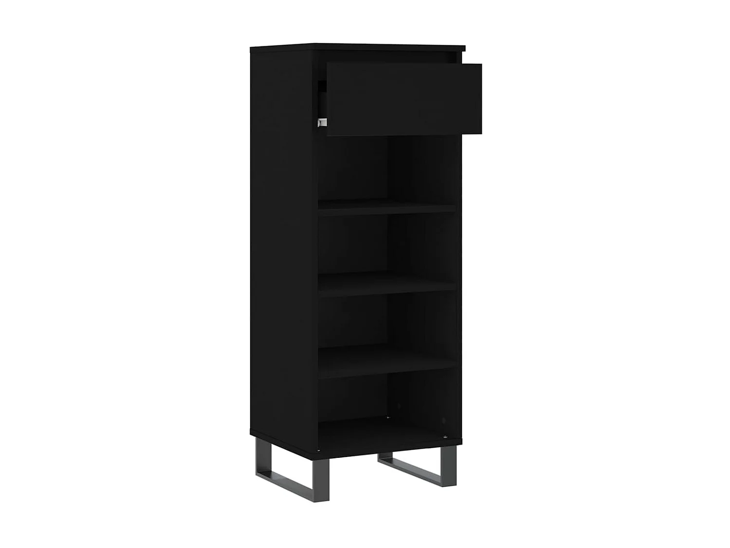 Armoire à chaussures Noir 40x36x105 cm Bois d'ingénierie