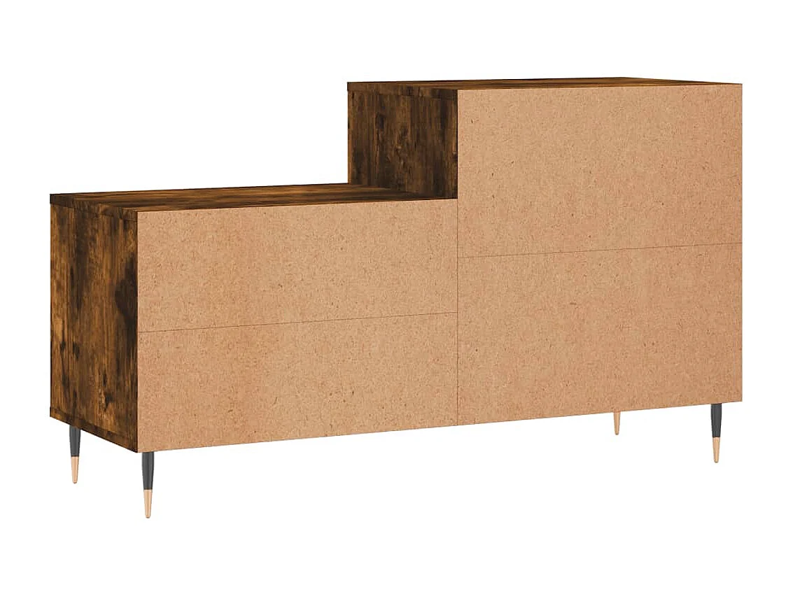 Armoire à chaussures Chêne fumé 102x36x60 cm Bois d'ingénierie