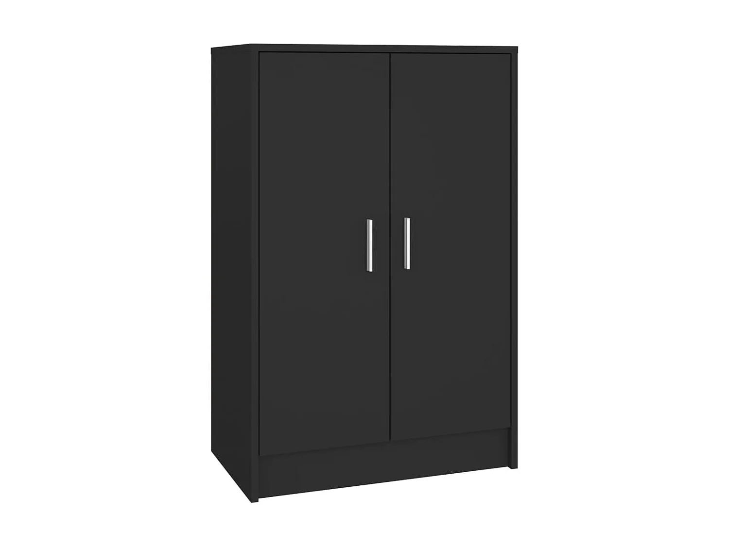 Armoire à chaussures Noir 60x35x92 cm Aggloméré