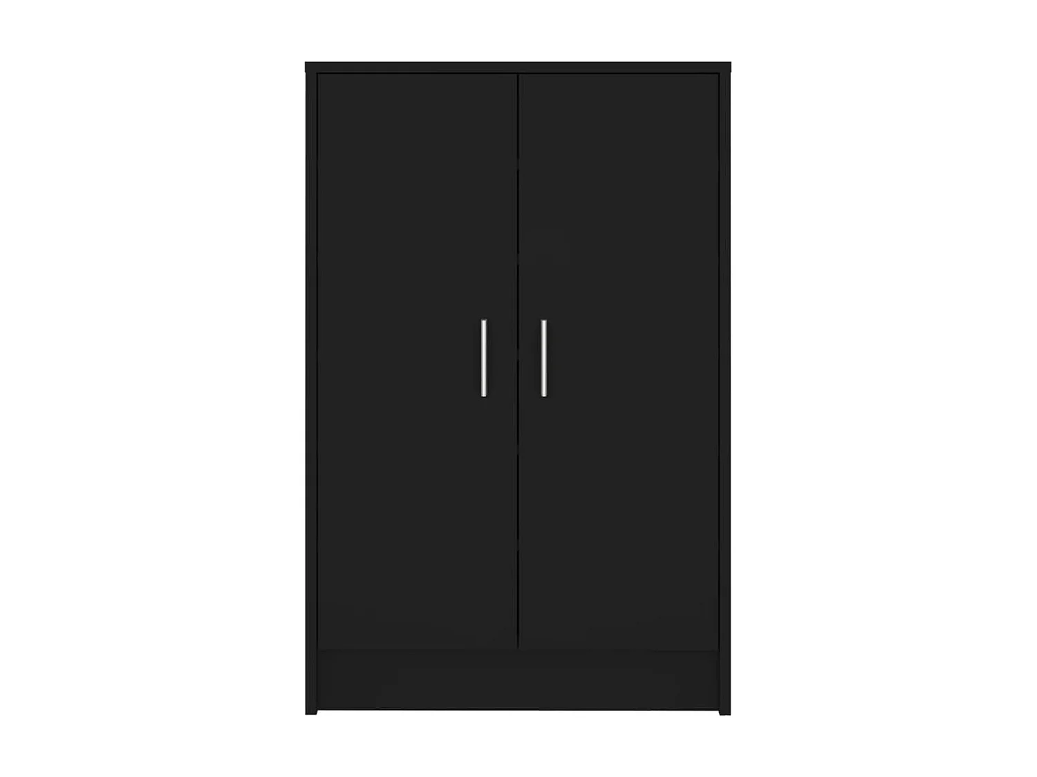 Armoire à chaussures Noir 60x35x92 cm Aggloméré