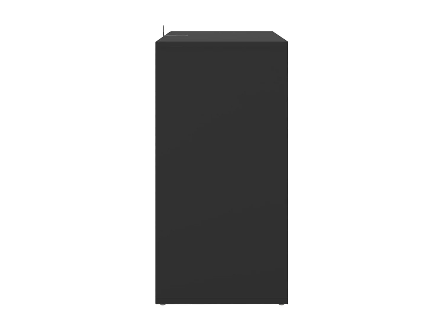 Armoire à chaussures Noir 60x35x70 cm Aggloméré