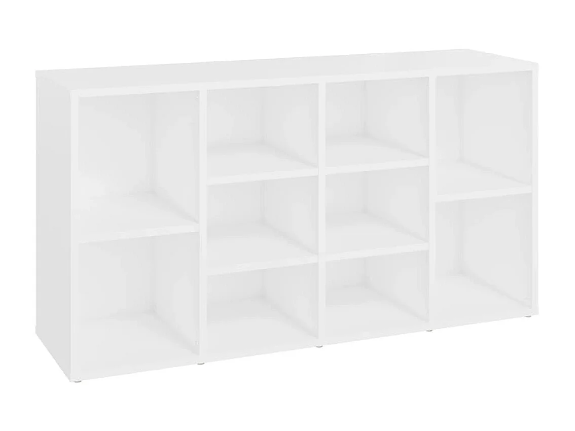 Banco para sapatos Branco 103x30x54,5 cm Aglomerado