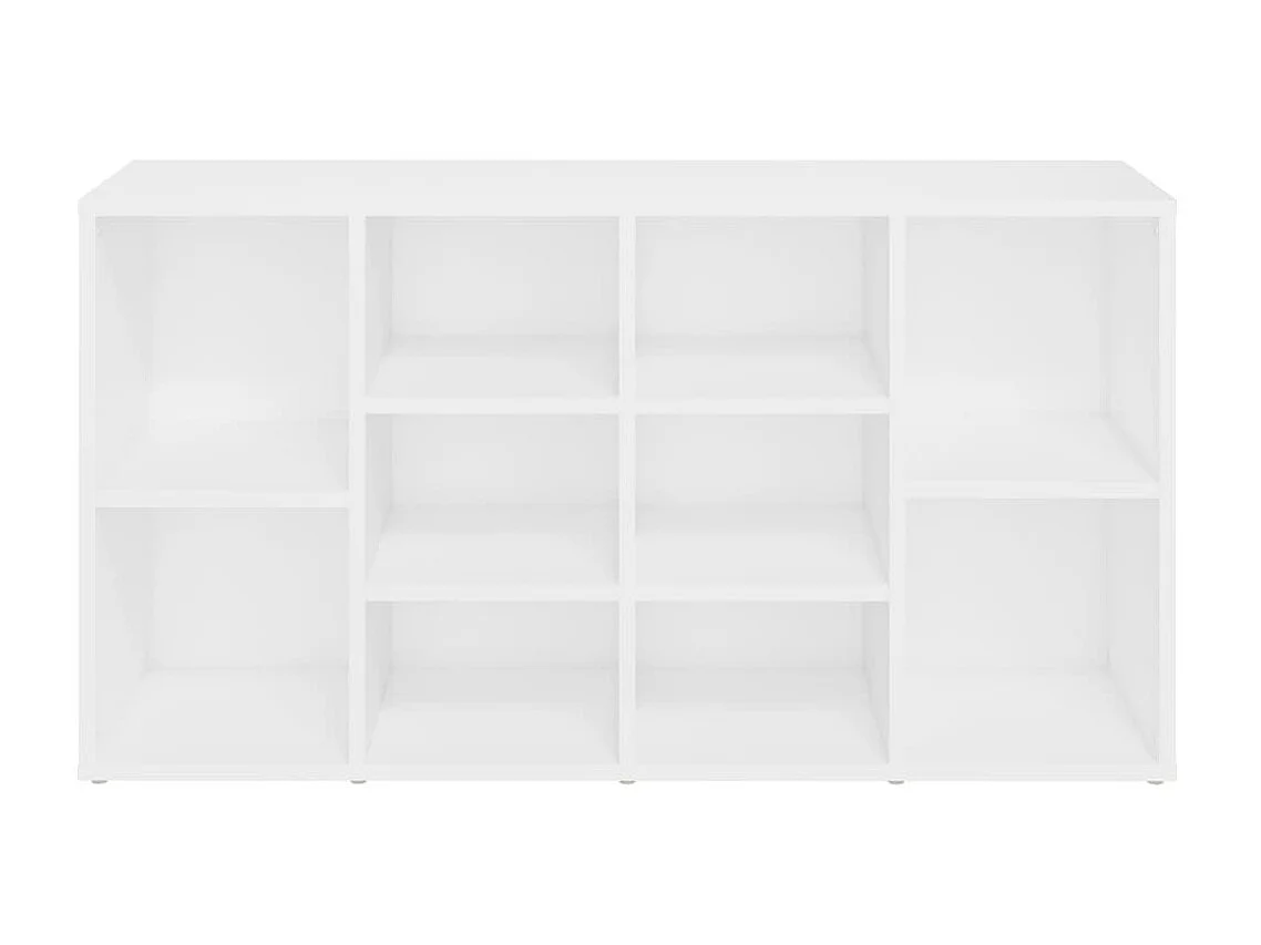 Banco para sapatos Branco 103x30x54,5 cm Aglomerado